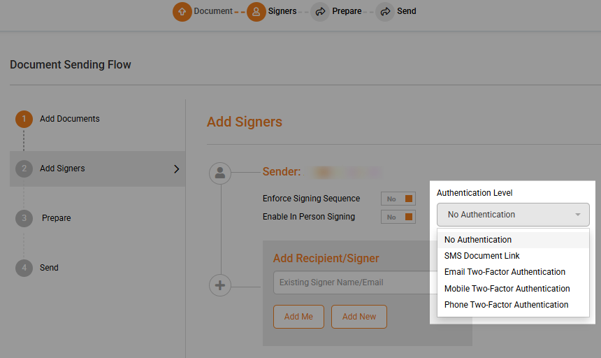 Foxit’s eSignature tool offers extensive security features like authentication and in-person signing.